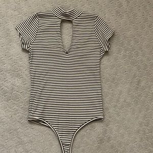 Black Bead Bodysuit